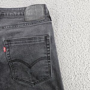 Levis 511 Jeans Mens 36x32 Black Stretch Slim Fit Straight Commuter Pants